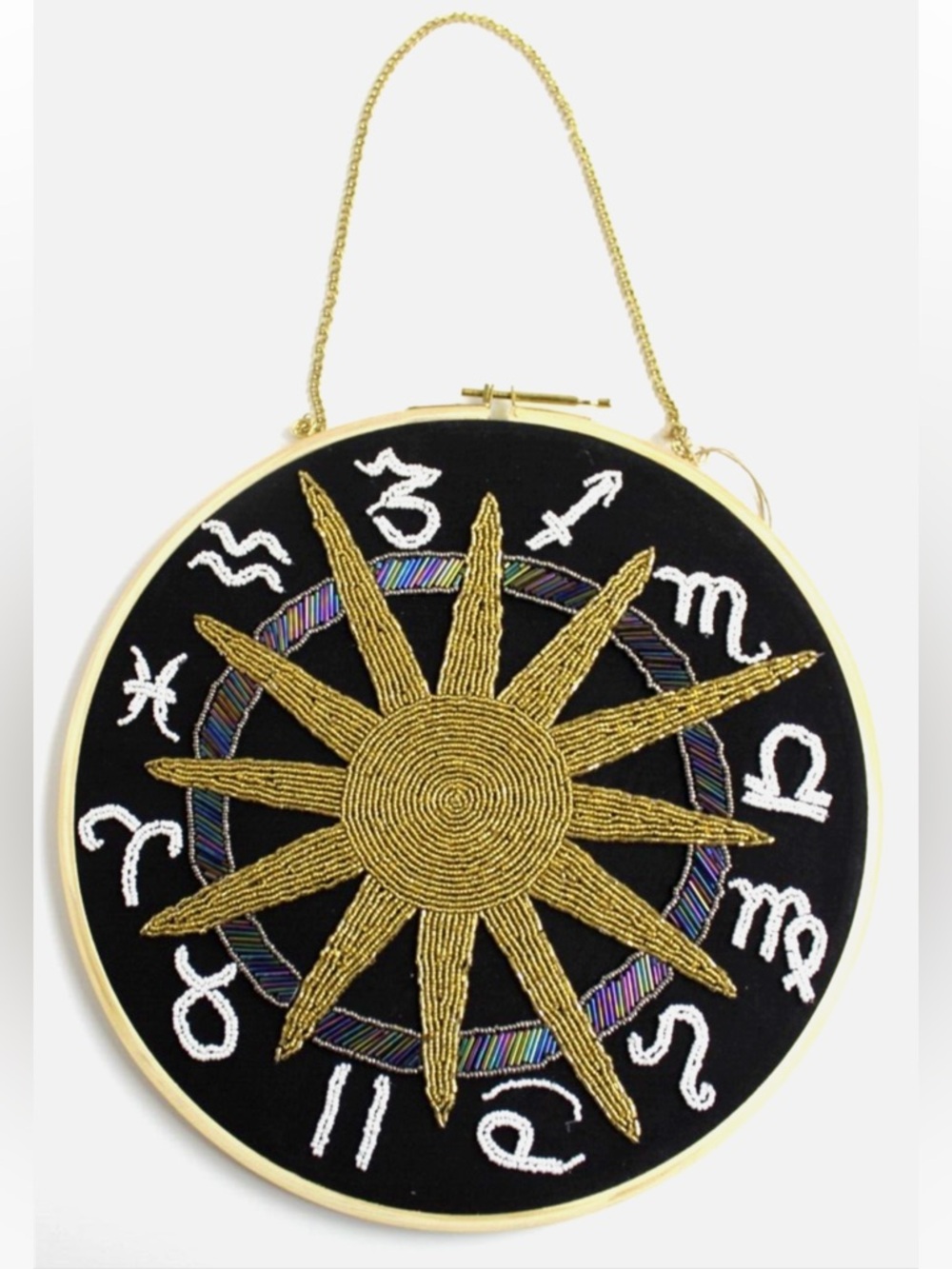 Large UO Hand Embroidered Wall Hanging